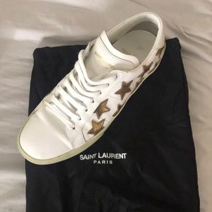 Saint Laurent tennis shoes with stars